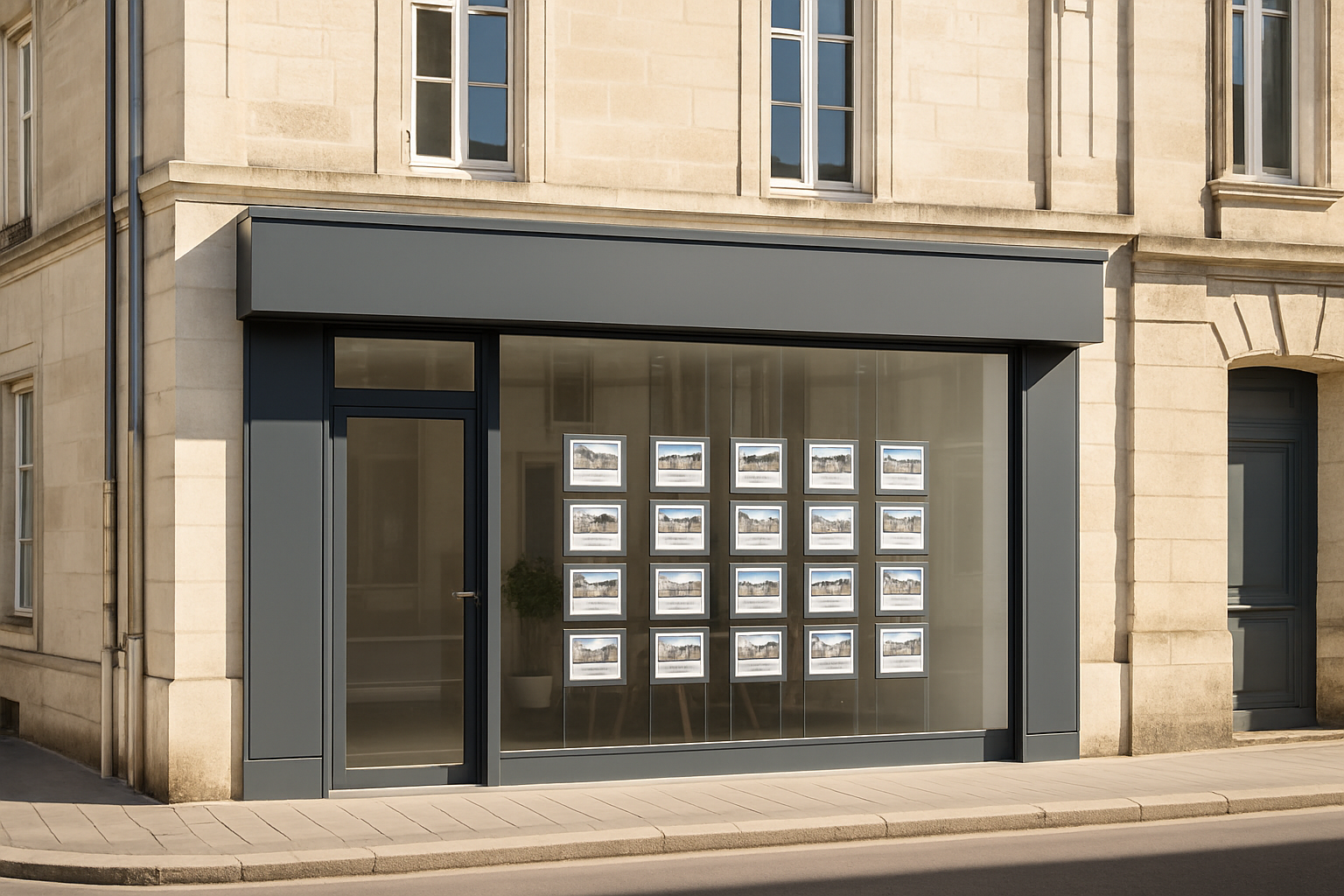 Human Immobilier agence immobilière vitrine annonces