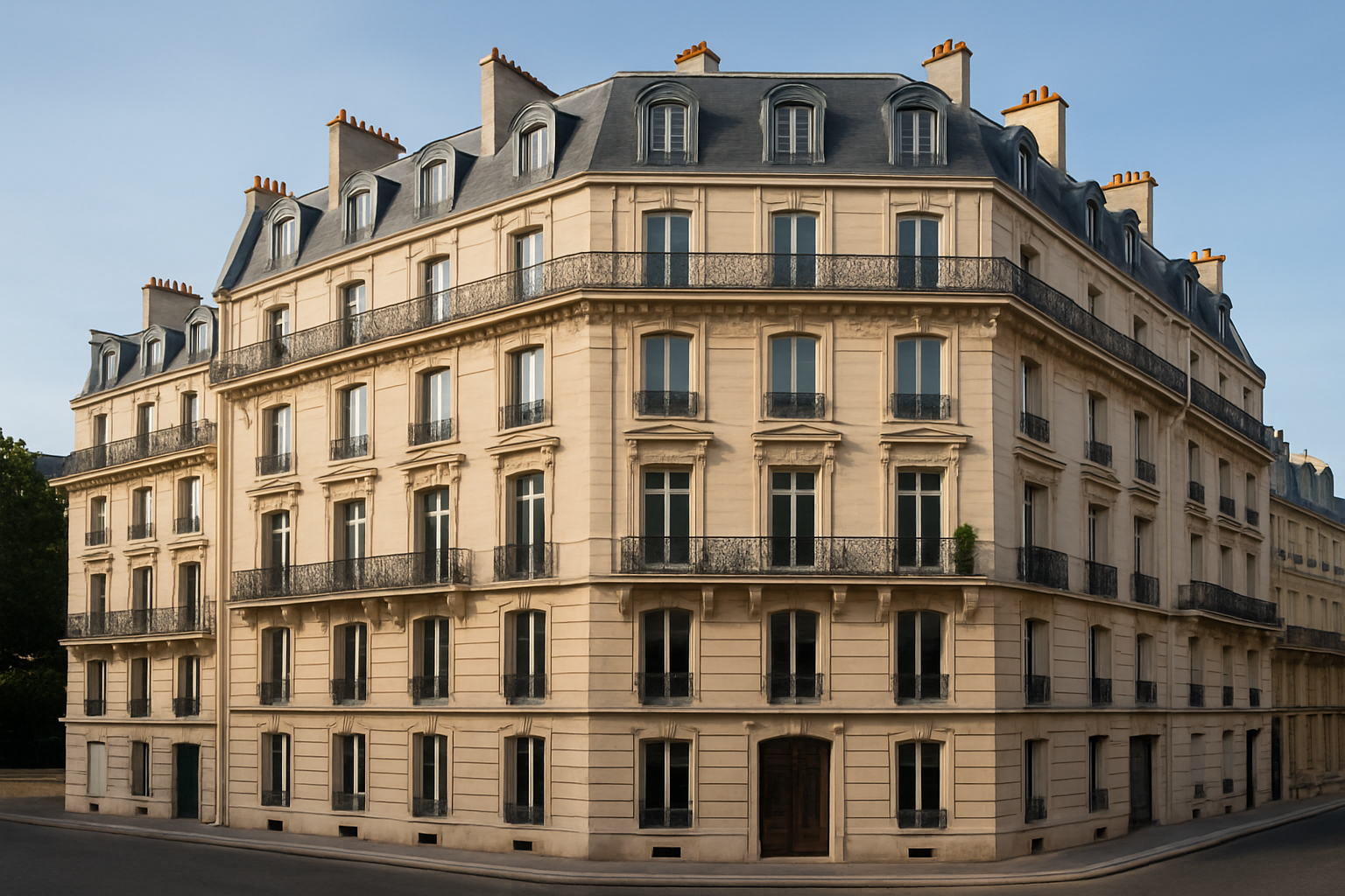 iad immobilier réseau mandataires immeuble haussmannien France