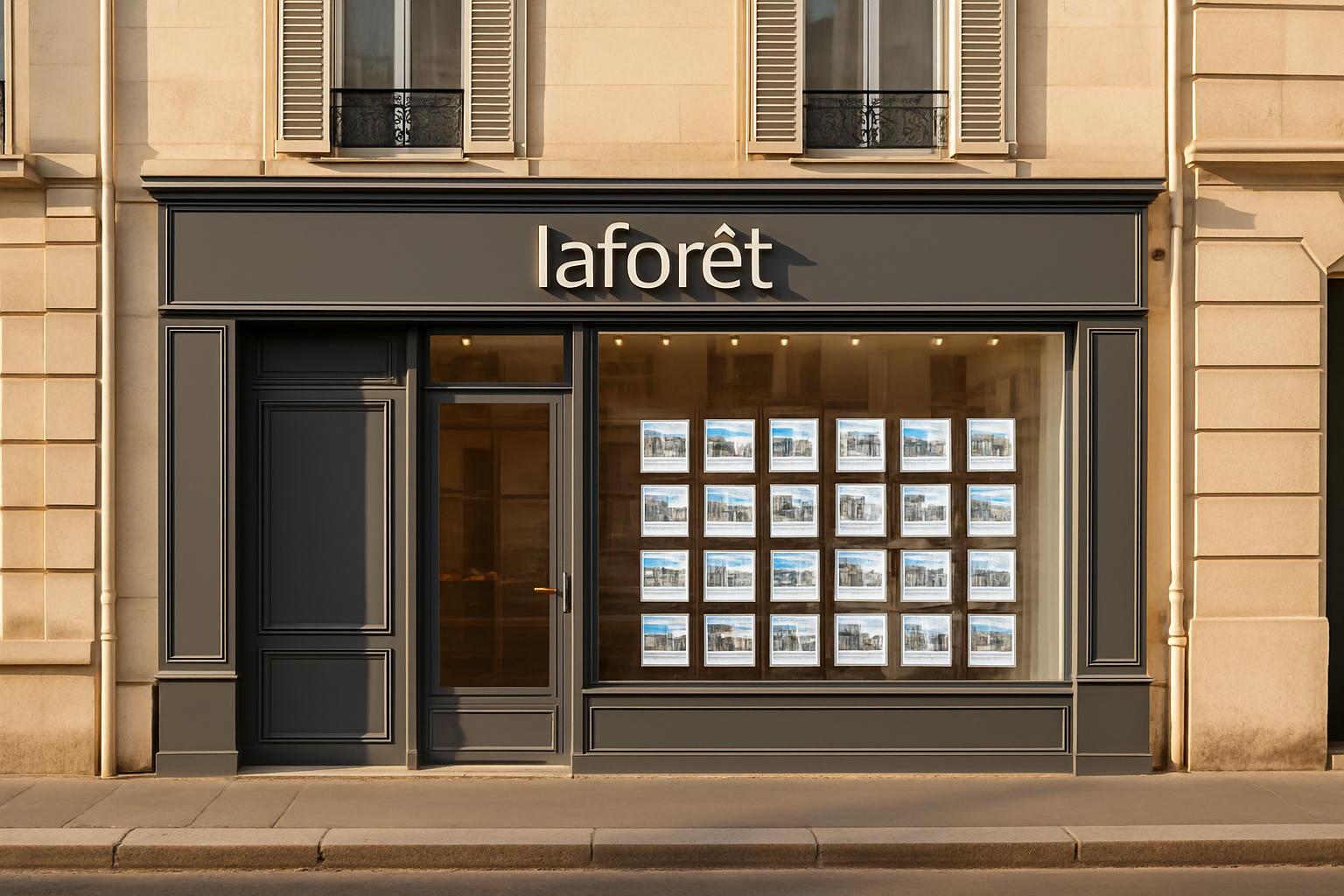 la forêt immobilier agence vitrine annonces immobilières France