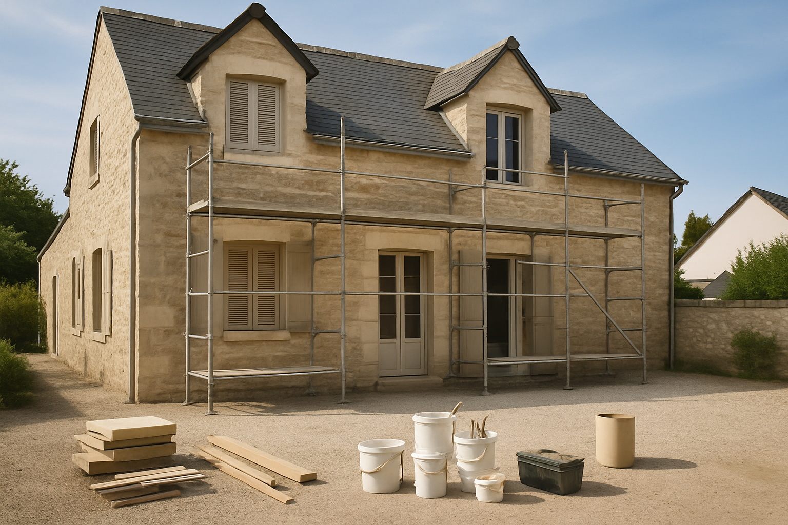 la maison des travaux avis - chantier de rénovation maison française