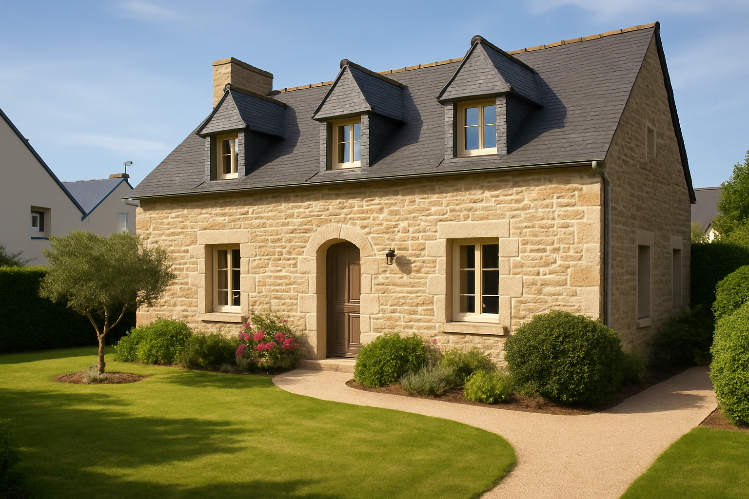 achat maison Vannes - maison bretonne en pierre avec jardin à Vannes Morbihan