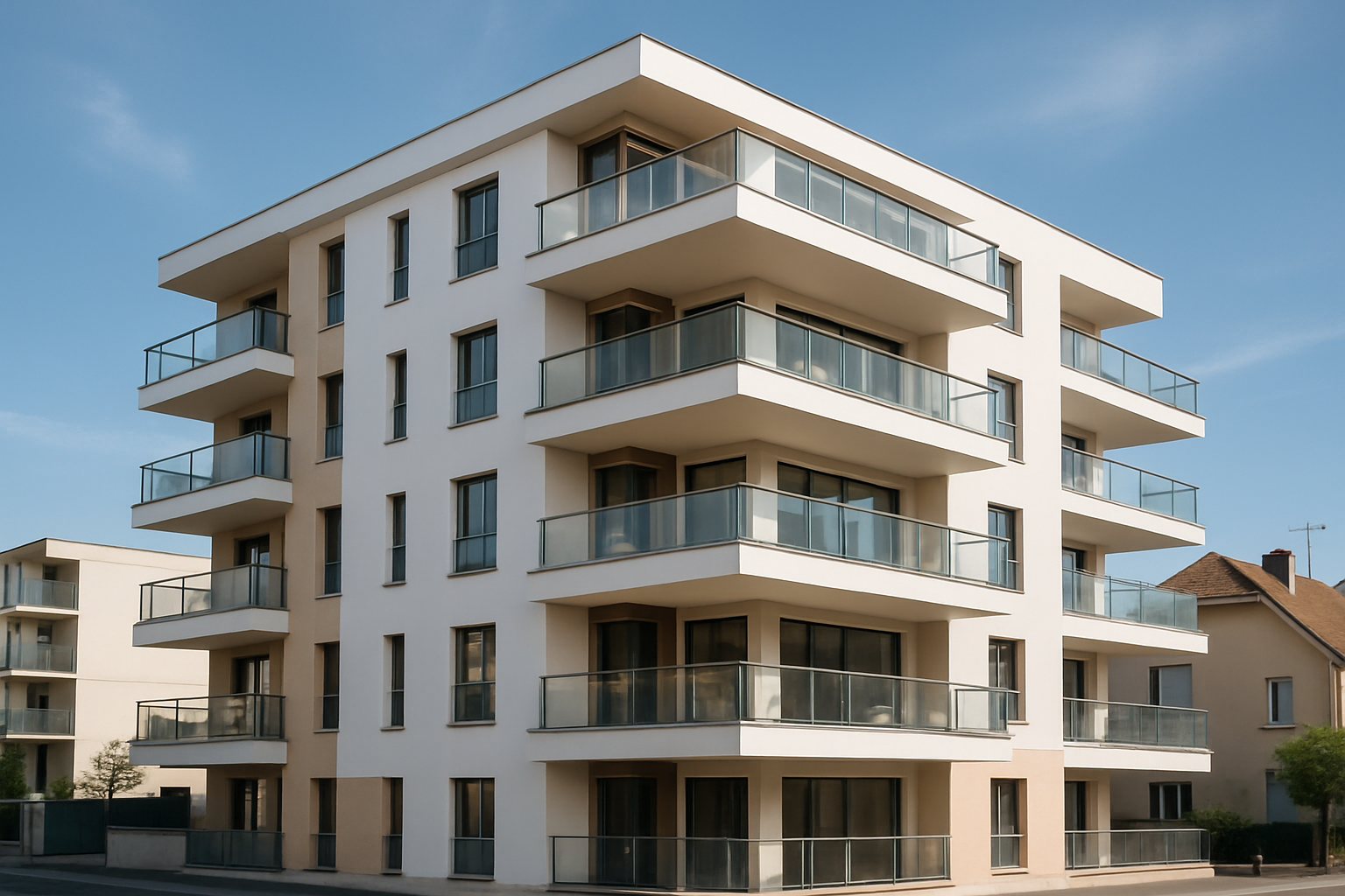 blot immobilier Investissement immobilier neuf — immeuble résidentiel neuf en France