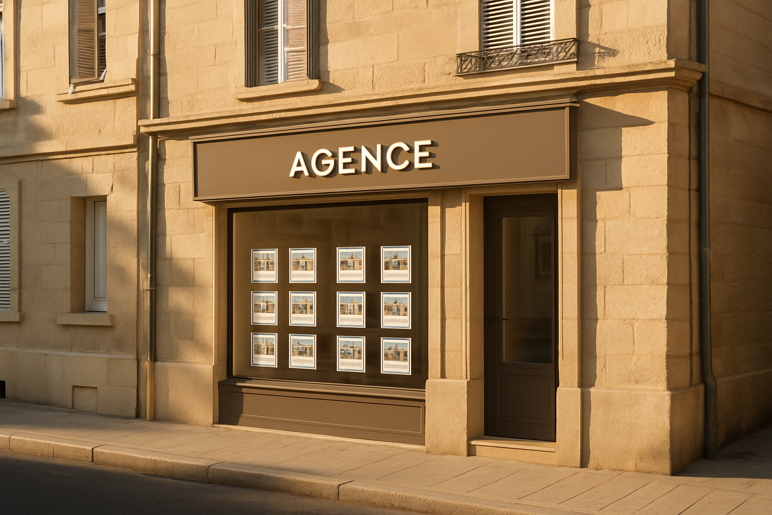 Lamy Immobilier agence façade immeuble français