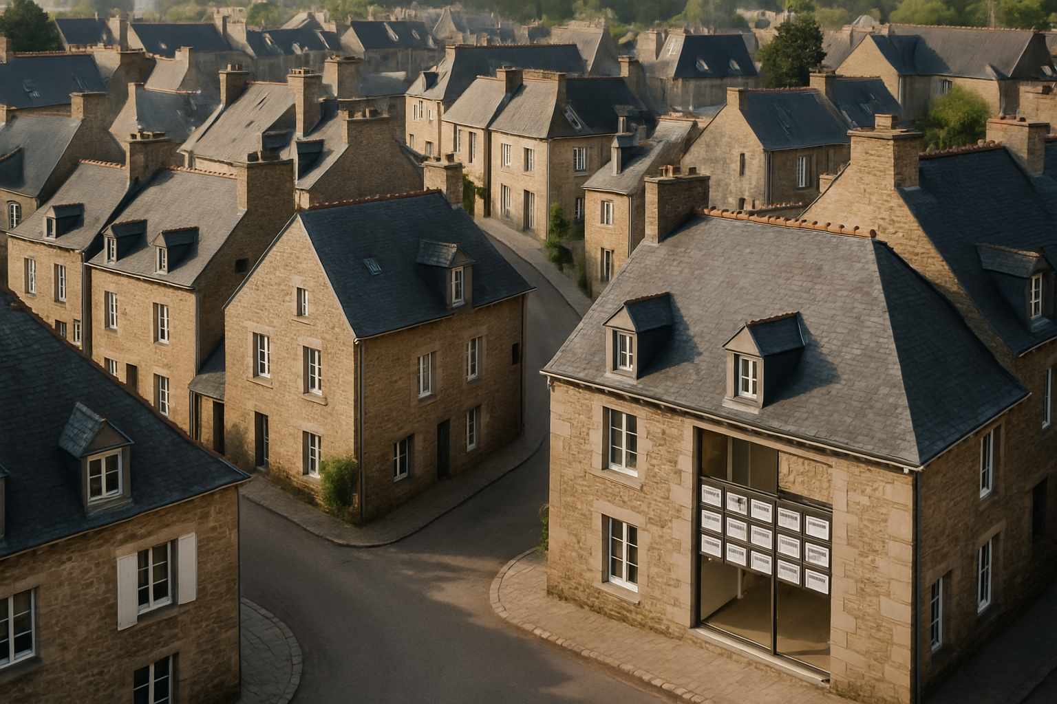 nestenn immobilier le bon coin 22 immobilier location - façades bretonnes en granite Côtes-d'Armor
